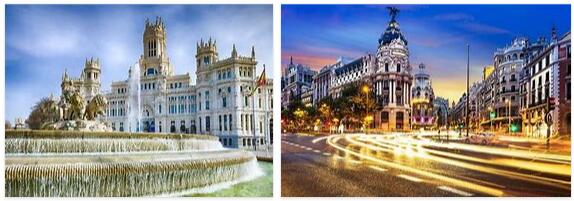 Attractions in Madrid, Spain