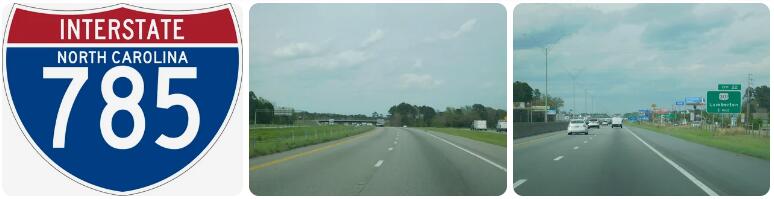 Interstate 785 in North Carolina